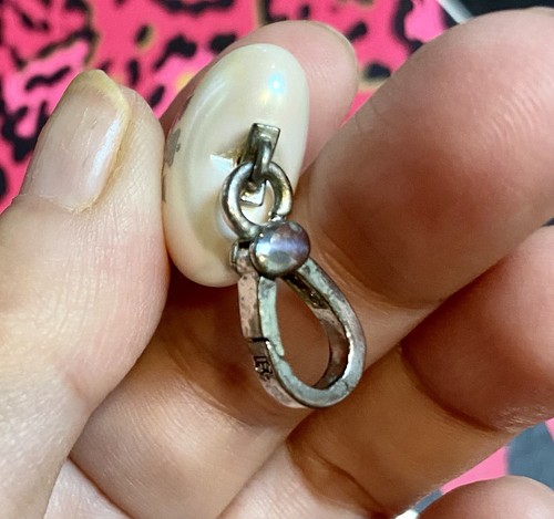 Juicy Couture “Pearl”Heart Charm W/ Crest Silver EUC & Extremely Rare! In Box - Picture 12 of 13