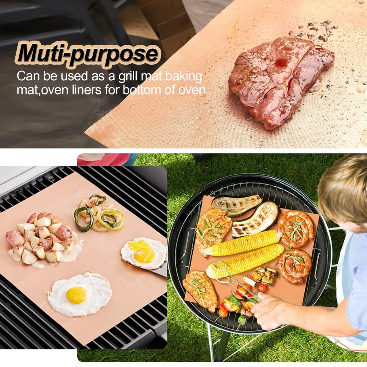 Walmart Copper Grill Sheet Yoshi Copper Grill Bake Mats 2025