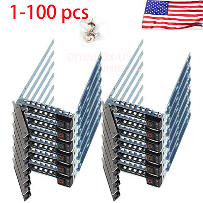 Lot X7K8W 3.5'' Tray Caddy for Gen14 Dell R440 R540 R640 R740xd R940 R7415 R6415