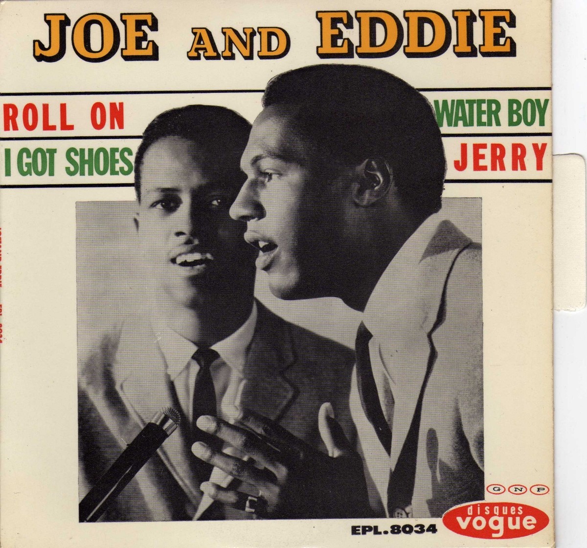 JOE AND EDDIE ROLL ON FRENCH ORIG EP 45 PS 7