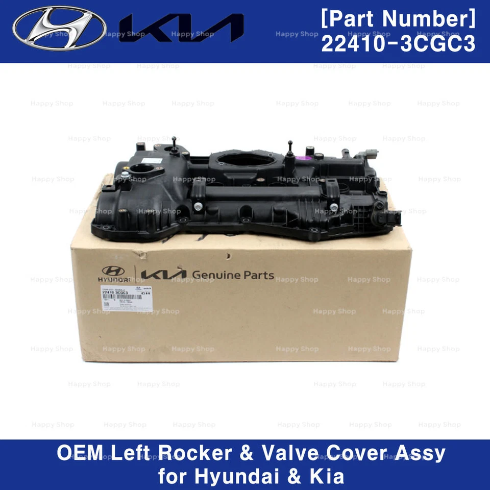 Balancim esquerdo OEM 224103CGC3 e conjunto de tampa de válvula para Hyundai Santa Fe Kia Sorento - Imagem 4 de 4