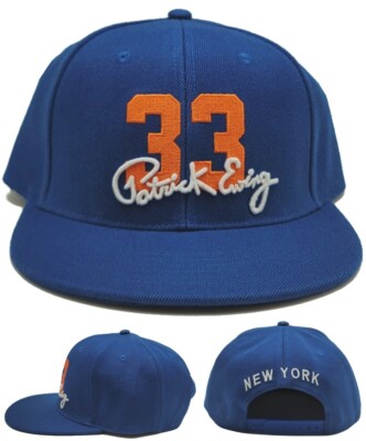 Patrick Ewing Athletics New 33 Signature Knicks Blue Orange Era Snapback Hat Cap