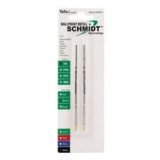 700 A3 Ballpoint Refill Medium Black 2 Pack Blister SC58152