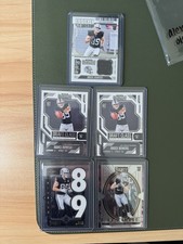 ‘24 Panini Brock Bowers Raiders (5 ) Rookie Card Lot - Patch/Contenders/Select