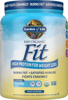 Garden Of Life - Raw Organic Fit Vanilla 465g - 16.40 OZ EXP 11/26
