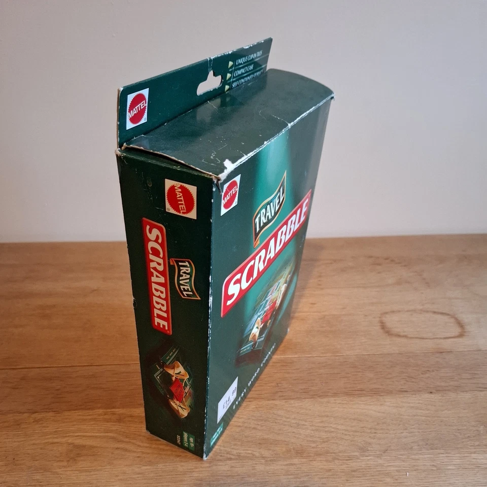 Mattel Travel Scrabble Game Compact Edition (10+) - Complete and boxed - Image 2 of 4
