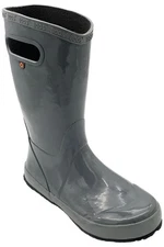 Bogs Kid's Unisex Rubber Waterproof Rain Boot Gray