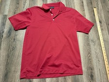 Nike Golf Shirt, Men's Size Medium, Red, Short Sleeve, Polo Shirt, Logo