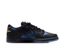 Nike SB Dunk Low Herren Sneaker EU 43 Schwarz/Blau Low Top Schnürung