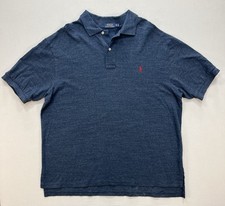 Polo Ralph Lauren Polo Shirt Men  s 2XB Classic Fit Short Sleeve Navy Blue