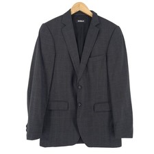 Strellson Men Blazer Plaid Pure Wool Suit Jacket Wk9 EU 46 UK/US 36R