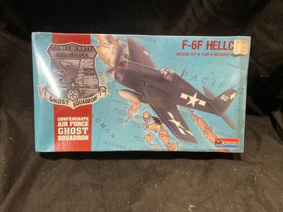 Monogram F6F Hellcat 1:48 Ghost Squadron Confederate AF sealed in original box