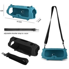 For JBL Charge 6 Speaker Silicone Protective Frame Carrying Case with Strap