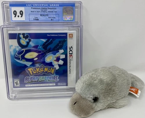CGC Graded Pokemon Alpha Sapphire NEW Nintendo 3DS (1022730009, 9.9 A++)