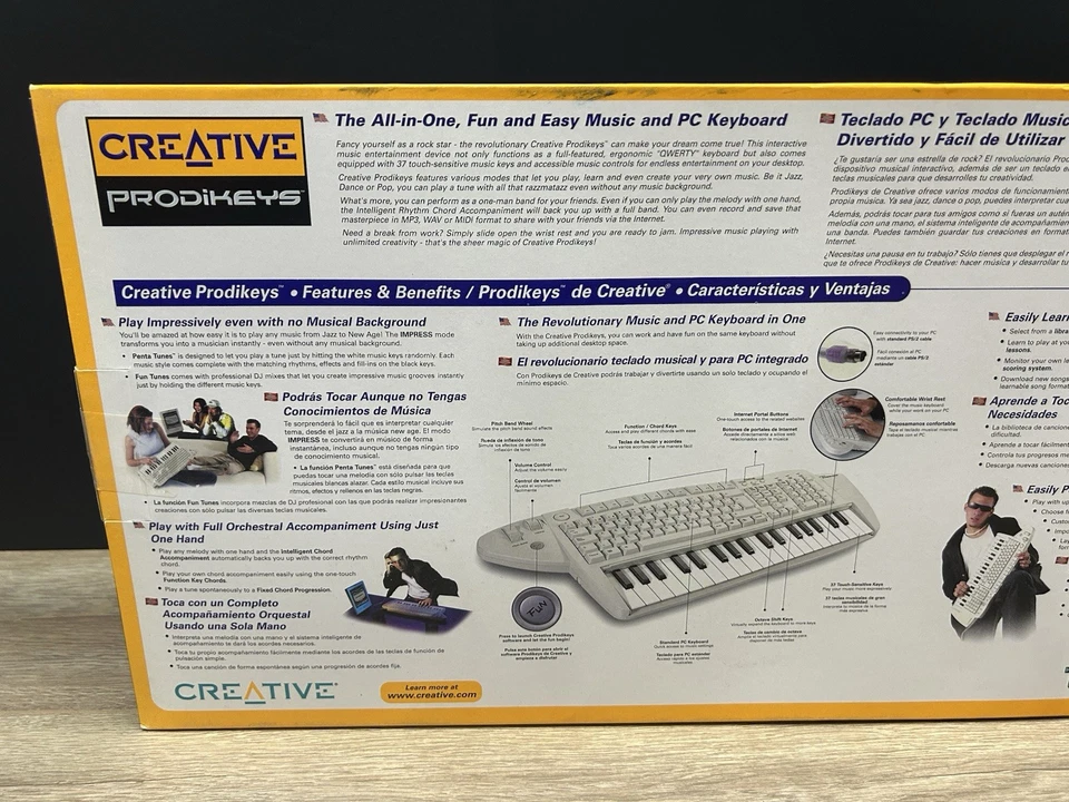 Creative Prodikeys All-In -One Music & PC Keyboard Brand New In Box - Image 4 of 4