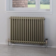 EastBrook Rivassa Traditional Radiator 2 Column 600x833mm Bronze Effect 81.0109