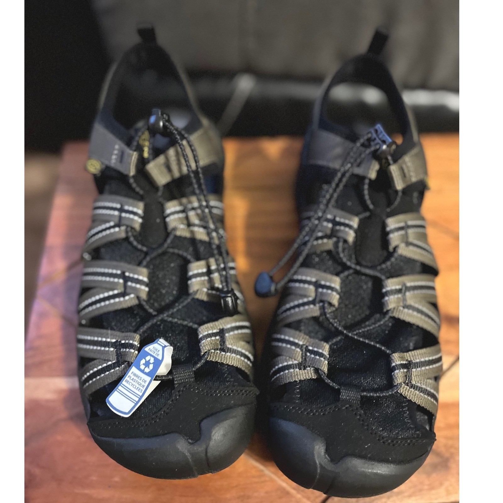 Sandali da trail impermeabili KEEN Newport H2 da uomo taglia 9 5 attivi outdoor neri