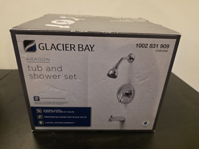 #ad #ad Glacier Bay Oswell HD873X 1910H Tub and Shower Faucet Matte Black $50.00
