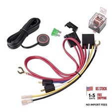 Air Horn Relay Wiring Harness Kit with 12V single horn wiring harness button