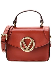 Valentino By Mario Valentino Bibi Retro Leather Shoulder Bag Women's Red