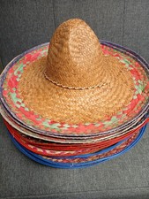 14 MEXICAN SOMBREROS Woven Party Hats 4 Cinco De Mayo Or Just Alcohol Cuz Wtfnot