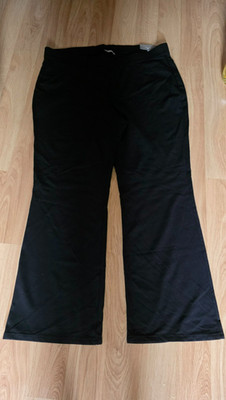 Maurices Women Plus Solid Pull-on High-Rise Boot Cut Pant Black Size 24W NWT