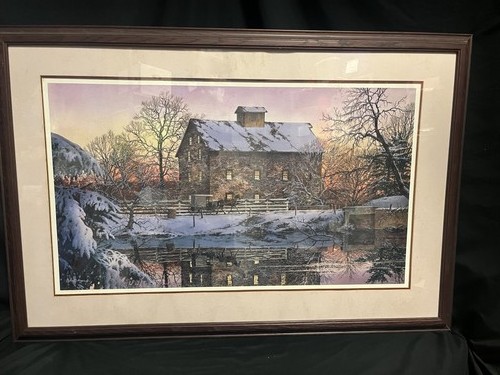 Richard Bollinger's "The Last Winter" Signed/Numbered Print 602/850 Framed