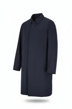 NEW Stile Latino travel coat polyamide elastan wool lined size EU 52 US 42 blue
