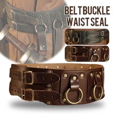 Medieval Wide Corset Belt Men Knight Warrior Pirate Cosplay Costume Props