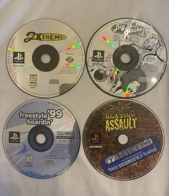 Ps1 Games (2Xtreme, Big Strike, Freestyle  99, Backstage Assault)