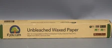 If You Care Unbleached Waxed Paper 75 Square Feet 1ct