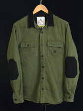Roark x Wrangler Out of Range Twill Shirt -S- Green Cotton Made in USA