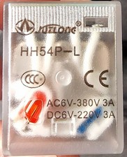 Relè di alimentazione elettromagnetico 14 pin DC6V-220v, AC6V-380V, 3A, senza base presa