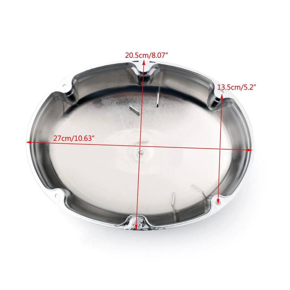 Cubierta limpiadora de filtro de admisión de aire cromada para Honda Shadow ACE VT400 VT750 97-03 Foto 2 de 4