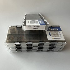 ISCAR / CCGT09T304-AS IC520 / Hartlegierungskarbid-Klingen 10 St&uuml;ck