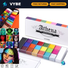 Professional Face  Body Paint Palette - 20 Colors for Halloween, Cosplay, SFX,