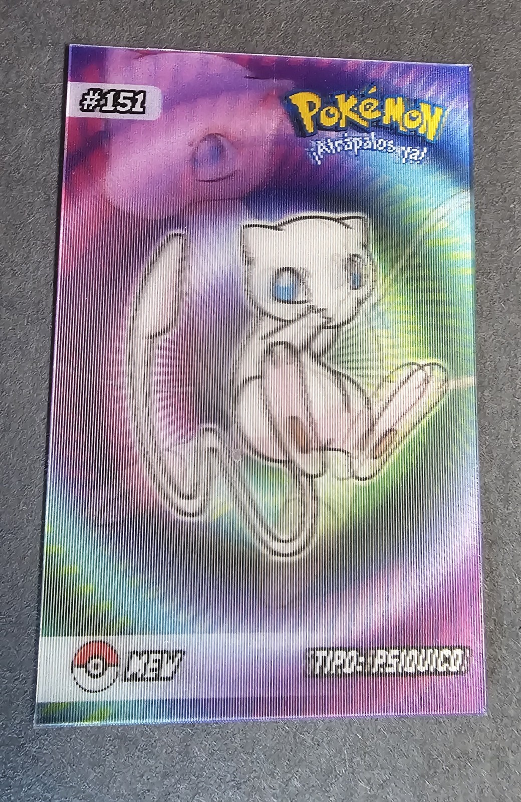 MEW - POKEMON RARE 3D EVOLUTION CCG HOLO CARD