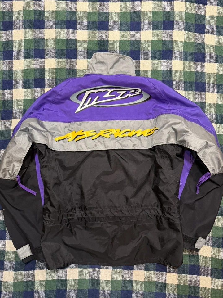 Chaqueta RARA DE COLECCIÓN para Hombres MSR MS Racing RACING Gore-Tex talla pequeña súper limpia 20x26 Foto 2 de 4