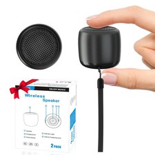 2Pack Bluetooth Wireless Portable Speaker with Strap, Built-in Mic  Recharge...