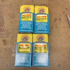 4PC Pro-Cure Salmon Egg Oil Premium Grade UV Enhanced 2floz