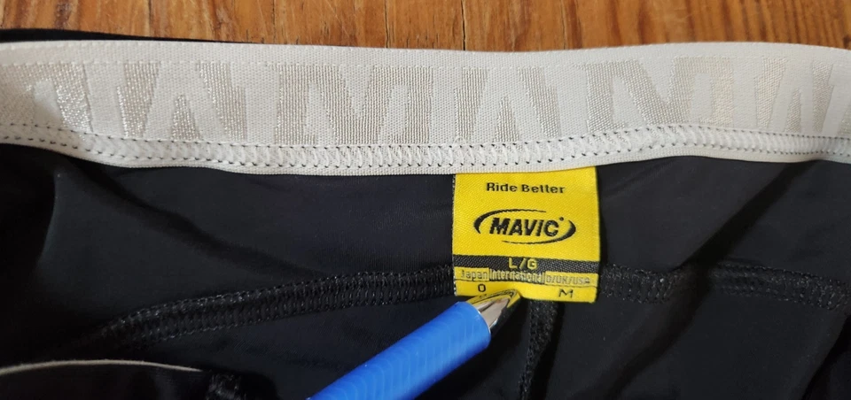 Mavic Women's Black Ergo2D Skinwick ST Cycling Padded Shorts Large Black Biking - Image 4 of 4