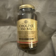 Solgar Choline 350mg 100 Vegetable Capsules  ...