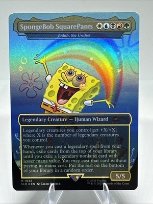SpongeBob SquarePants - Jodah, the Unifier (Rainbow Foil) Secret Lair Drop Foil