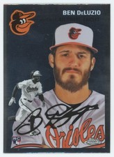 2023 Topps Chrome Platinum Ben DeLuzio RC #180 TW1