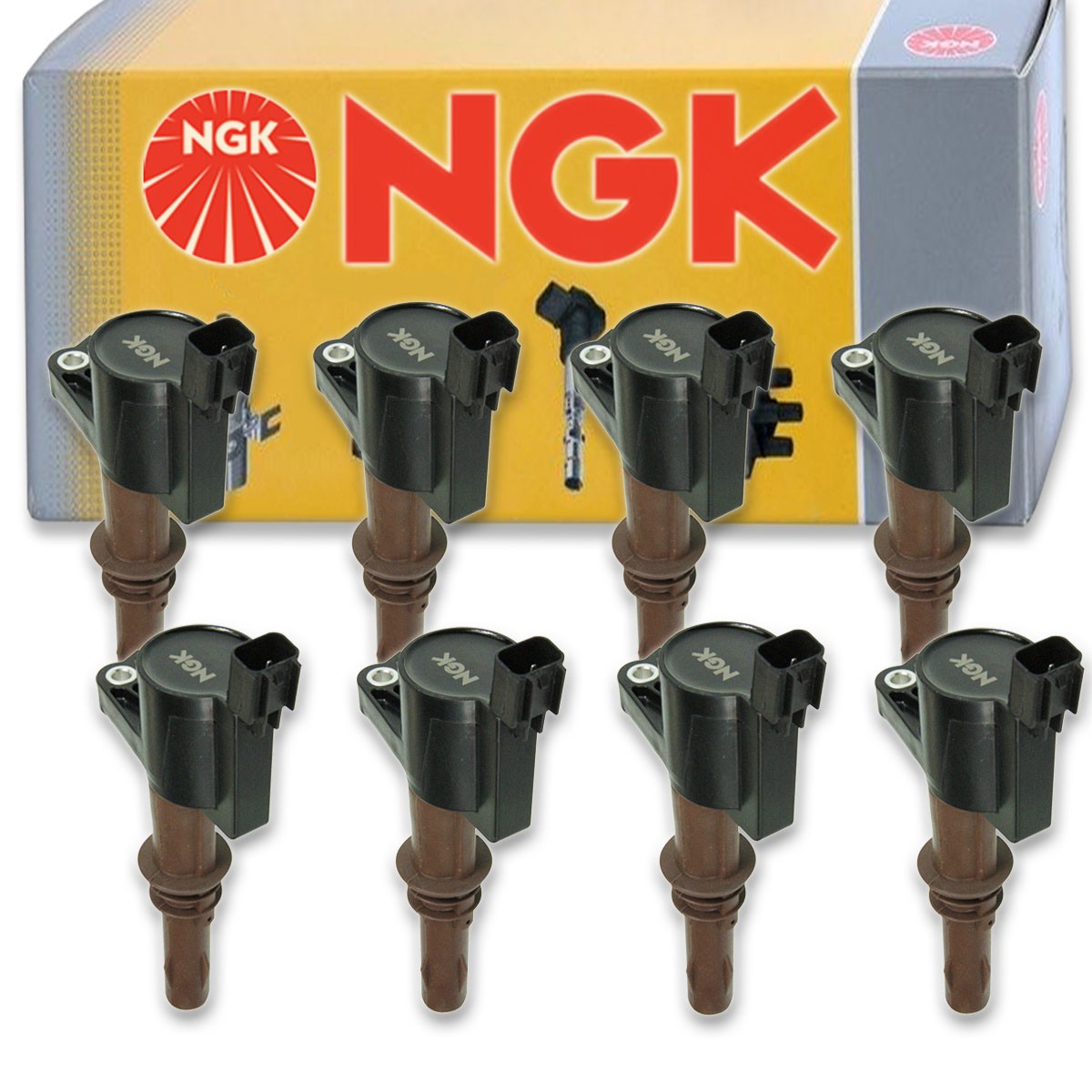 8 pc NGK 48874 U5260 Ignition Coils for IC697 GN10233 FD509 FD-509 E509 fn