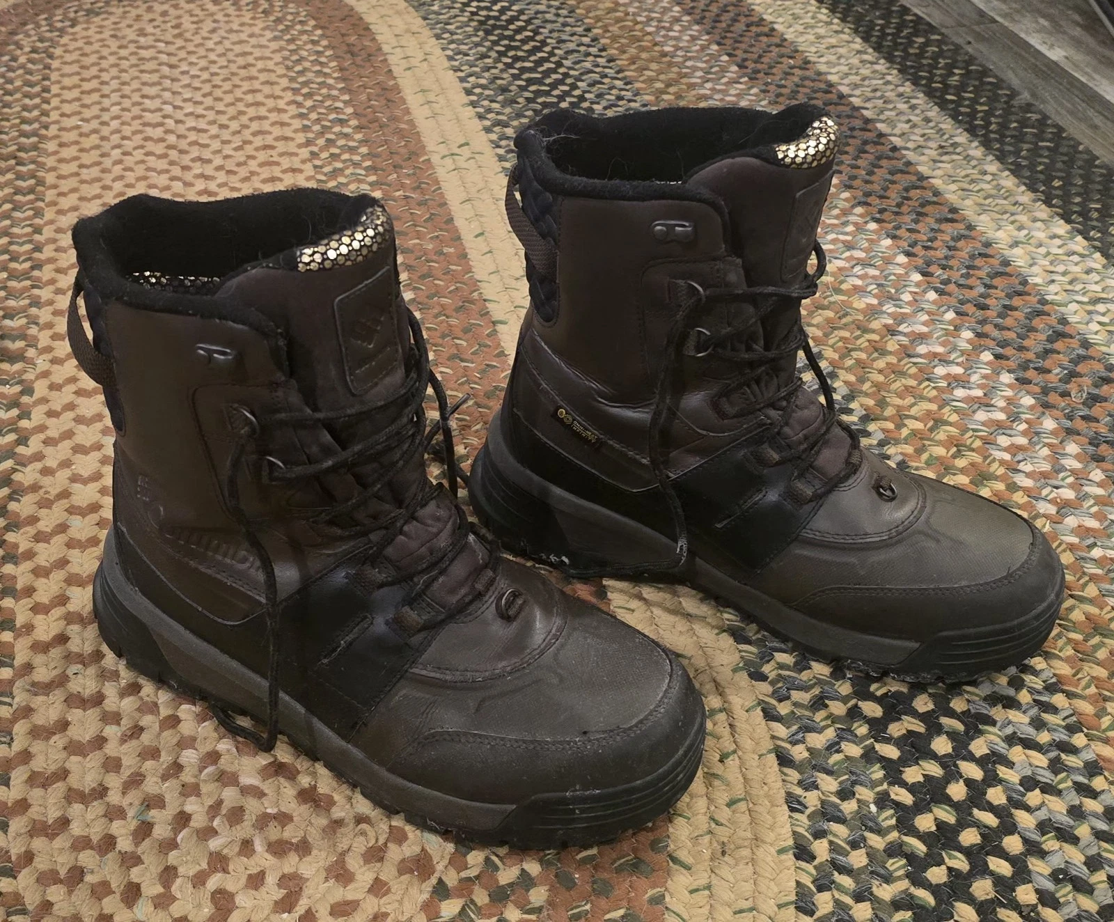 Columbia Bugaboot Celsius Plus Snow Boots Men's Size 12 Brown 400G BM1974-231