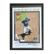 Topps 2004 Scott Podsednik Rookie #378 Milwaukee Brewers Baseball Card