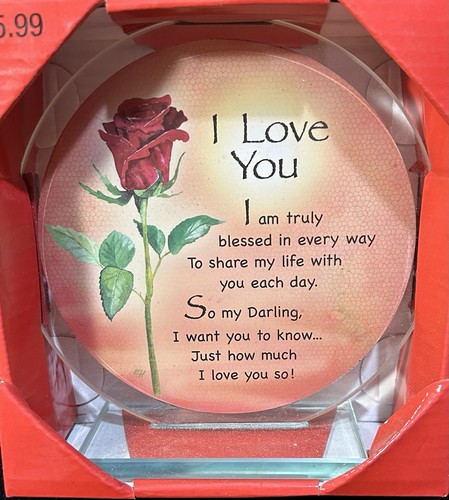 I Love You Shelf Plaque #A119 - 第 1/1 張圖片