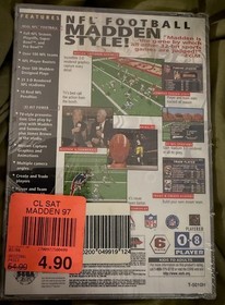 SEGA SATURN - MADDEN 97 NFL EA SPORTS 1996 ORIG NEW  