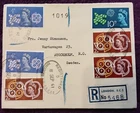 GB 18 SEP 1961 EUROPA CEPT FDC  registered cover from LONDON to STOCKHOLM SWEDEN